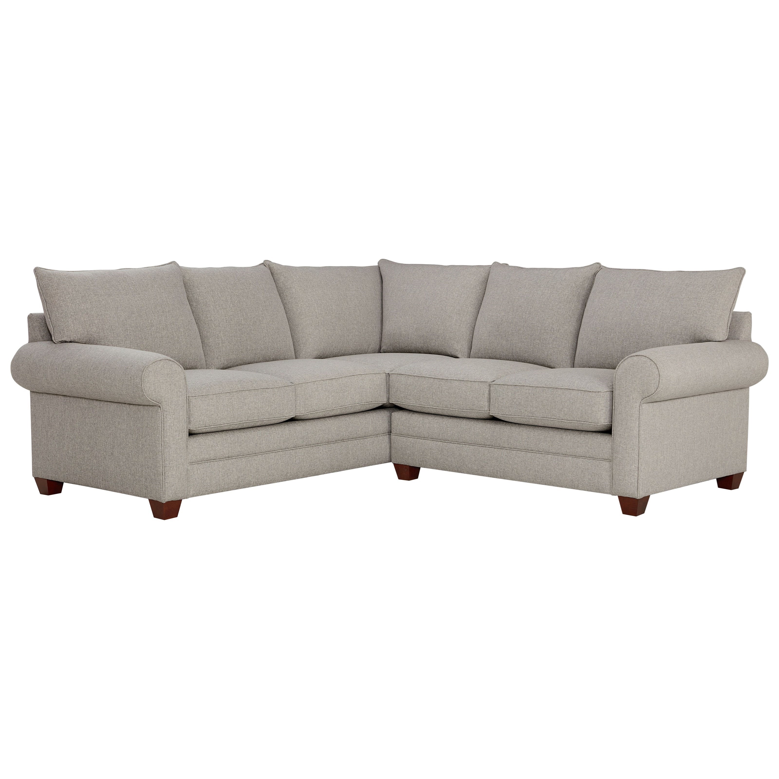 Bassett Alexander 271266+41FC19 Casual 2Piece Sectional Esprit